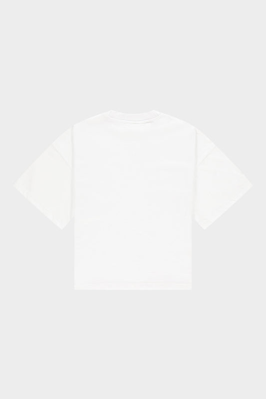 BALR. Wide Crop Tee Brand Bright White