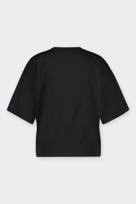 Small Brand Wide Tee Jet Black