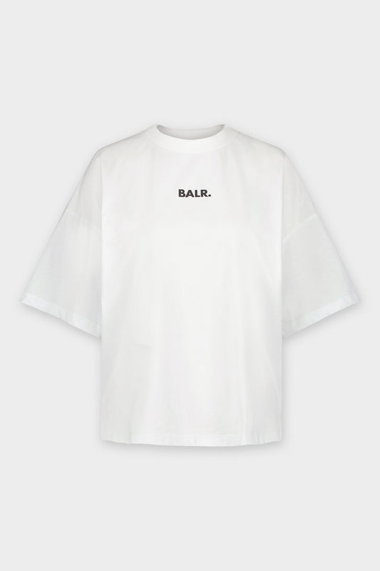 Small Brand Wide Tee Bright White