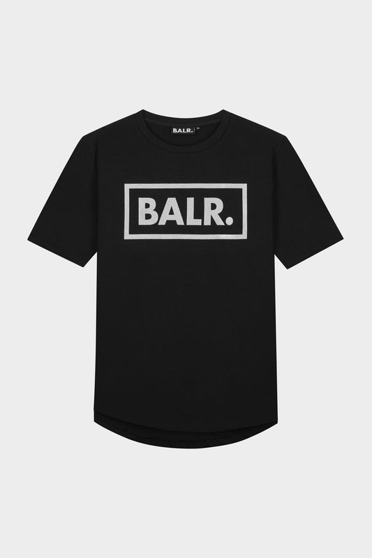 BALR. Block T-shirt Women Jet Black/Silver