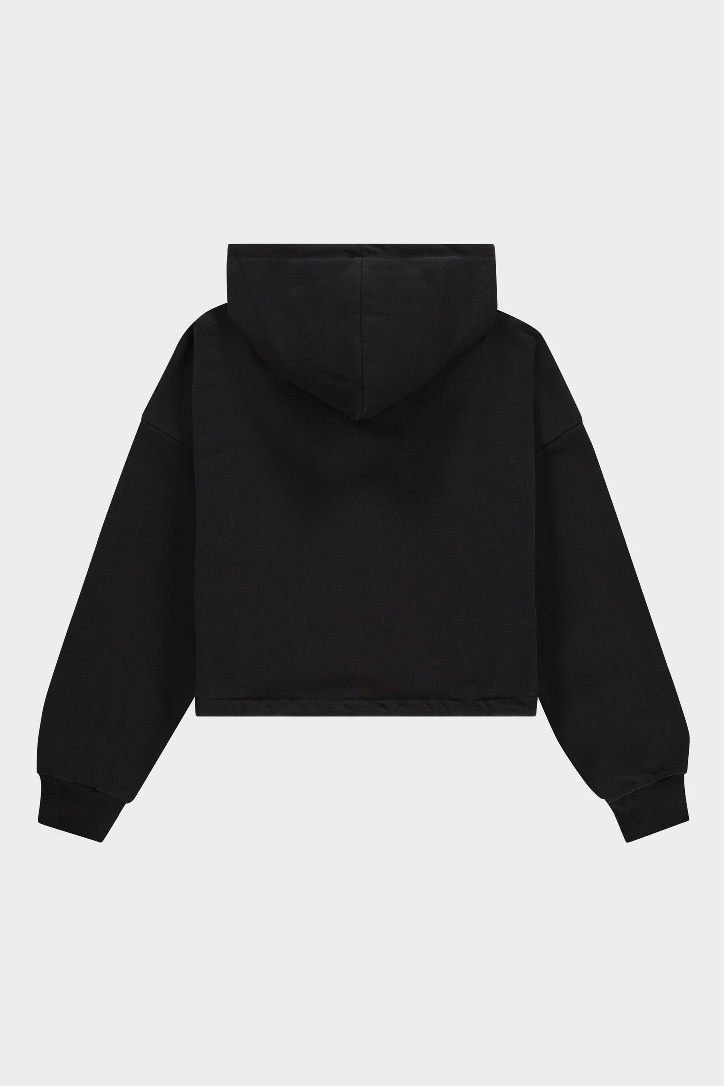 BALR. Drawcord Hoodie Club Logo Jet Black