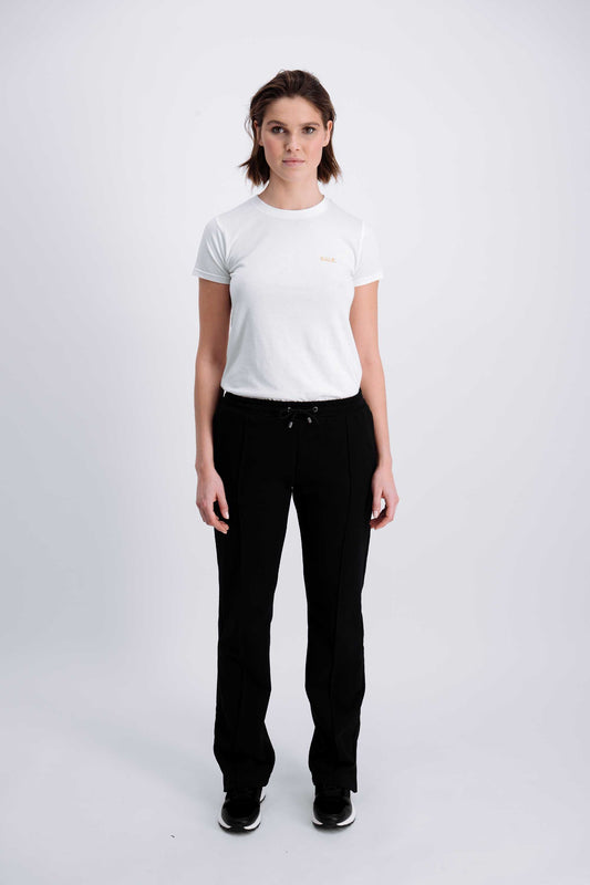 Bobby Wide Pleated Jogger Jet Black
