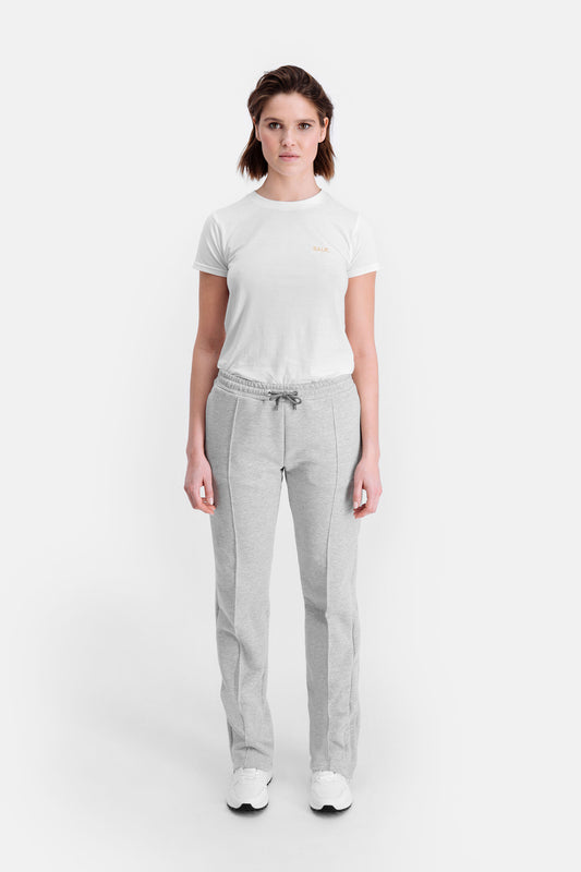 Bobby Wide Pleated Jogger Grey Heather