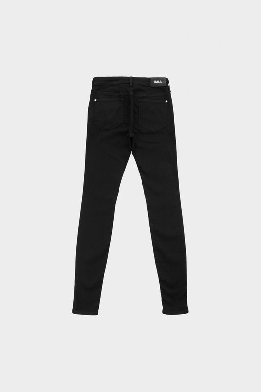 Stay Black Mid Waist Skinny Jeans