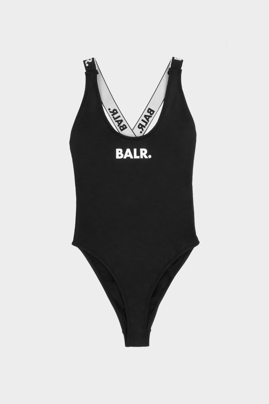 Low Back Swimsuit Black