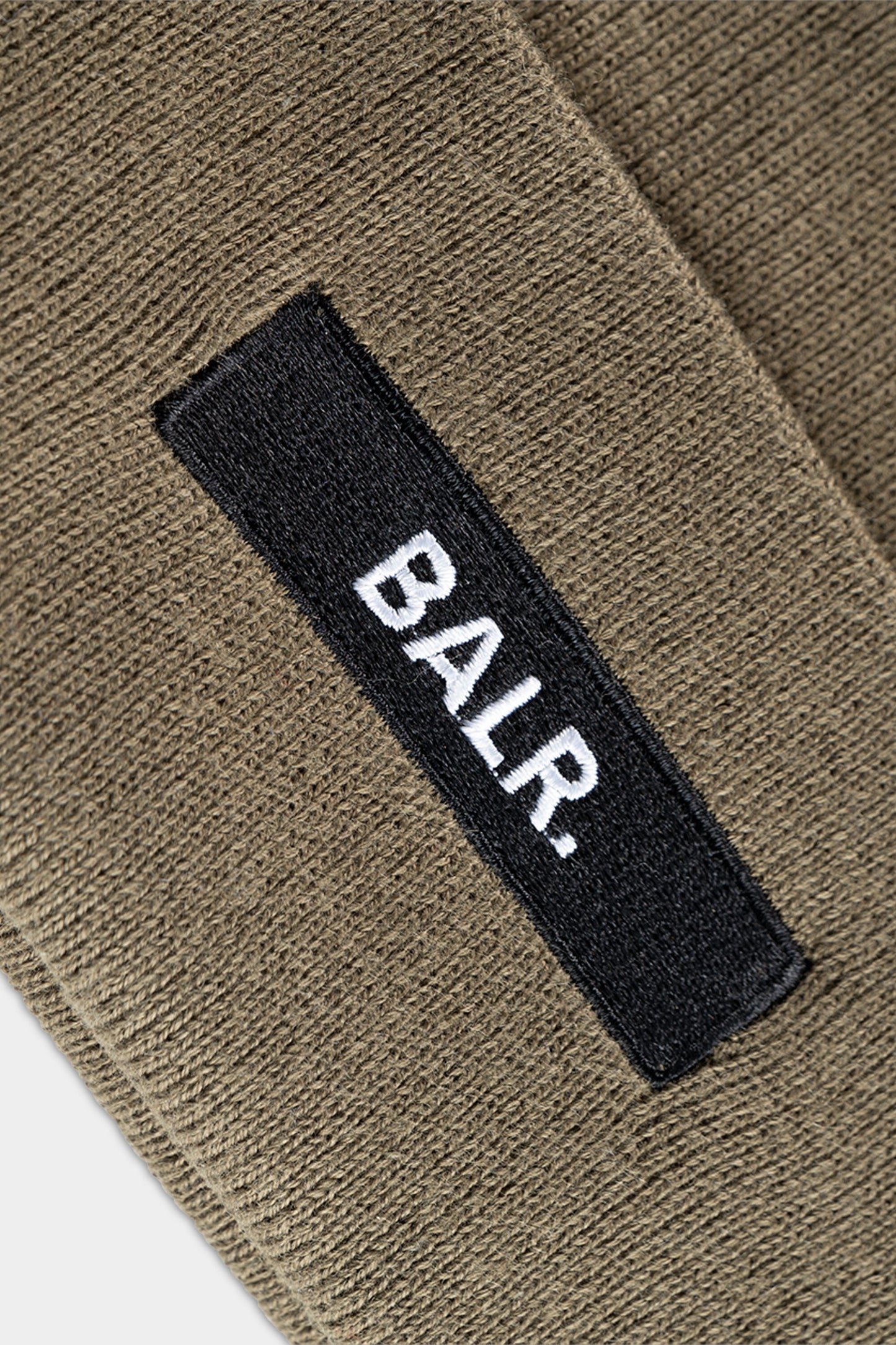 BALR. Embro Knitted Beanie Army Green
