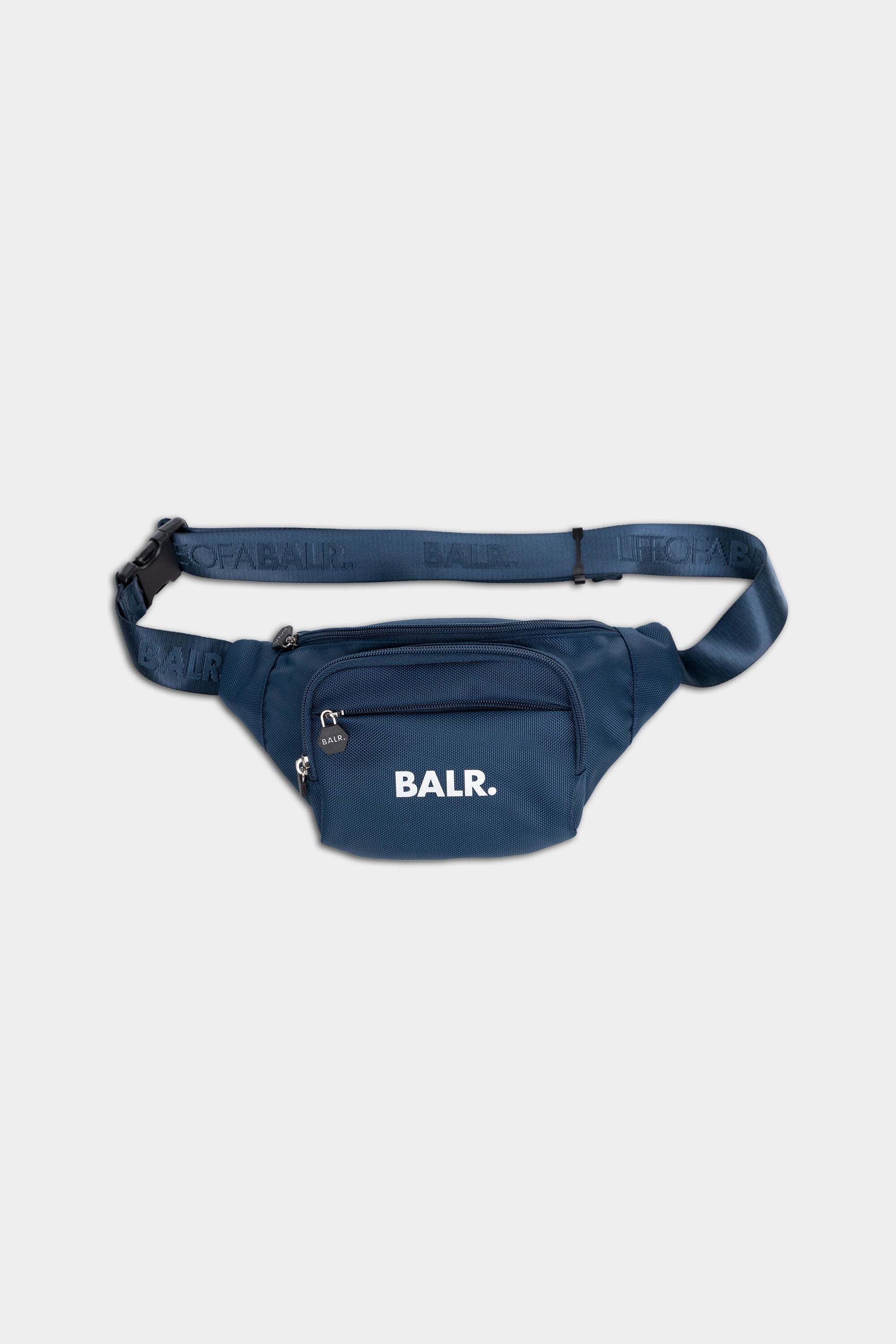 BALR. Waistpack 2-Zip Navy Blazer