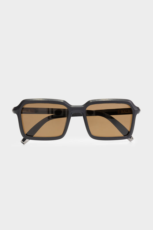 Classic Rectangle Sunglasses Black/Brown
