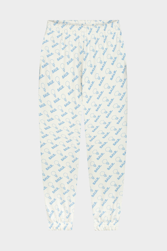 Loose Hex Doll AOP Jogger Kids Light Stone/Sky Blue