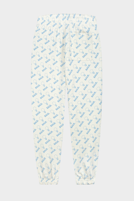 Loose Hex Doll AOP Jogger Kids Light Stone/Sky Blue