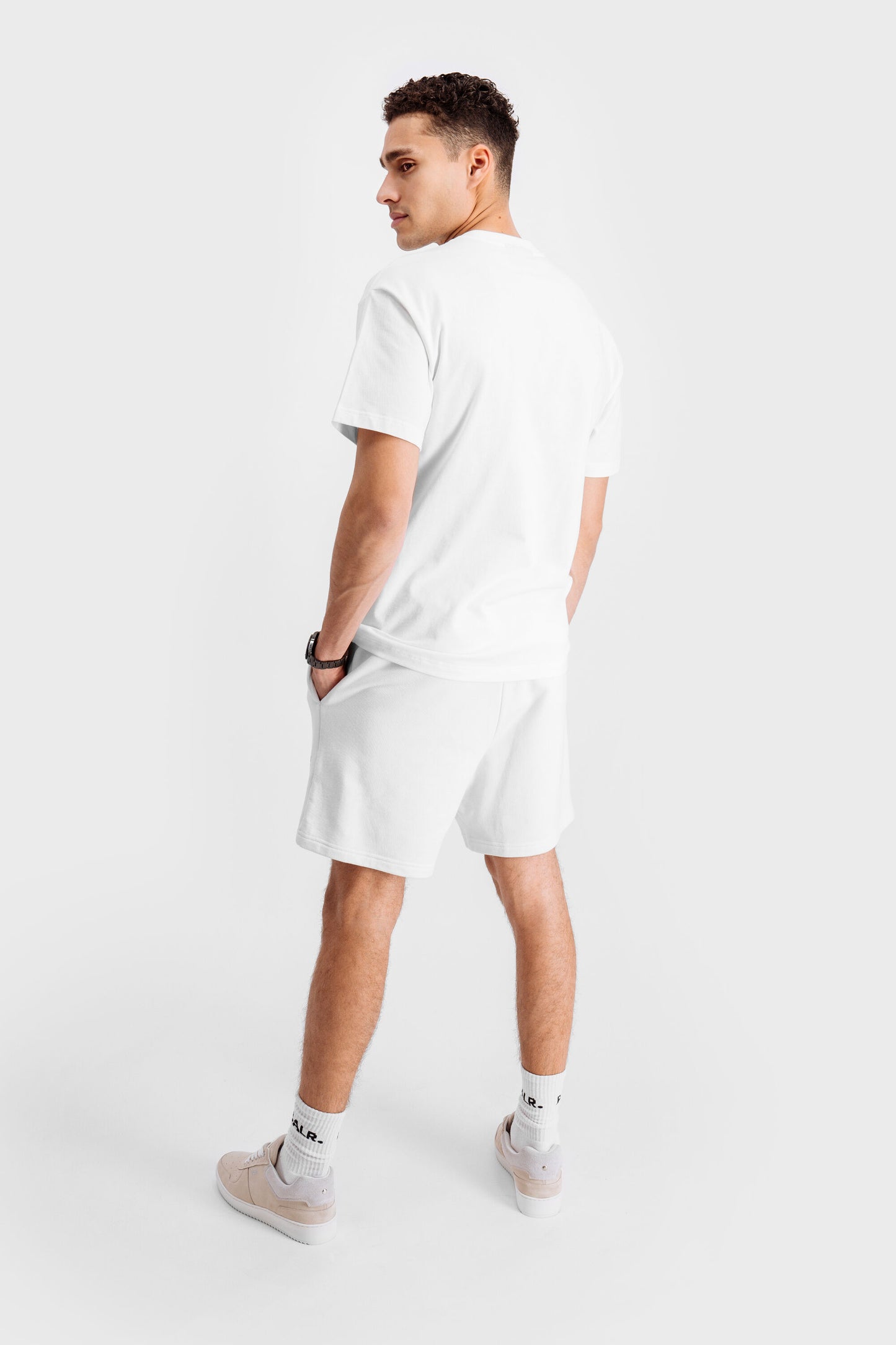 Minimalistic Relaxed Fit Shorts Light Stone