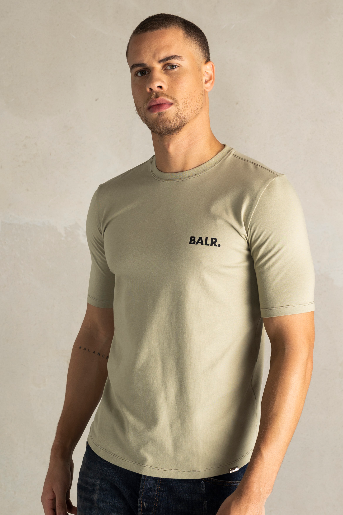 Athletic Small Branded Chest T-Shirt Elm