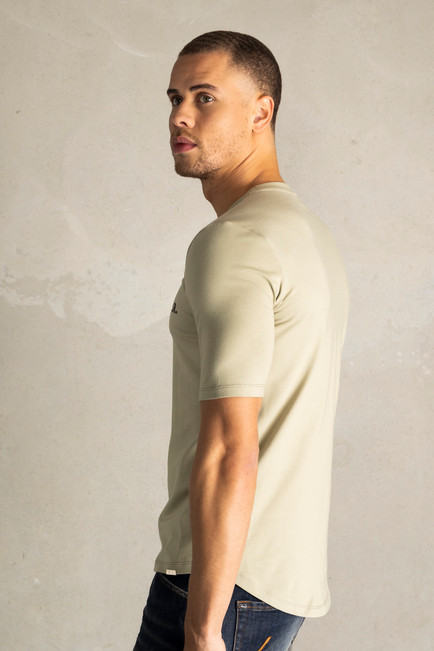 Athletic Small Branded Chest T-Shirt Elm