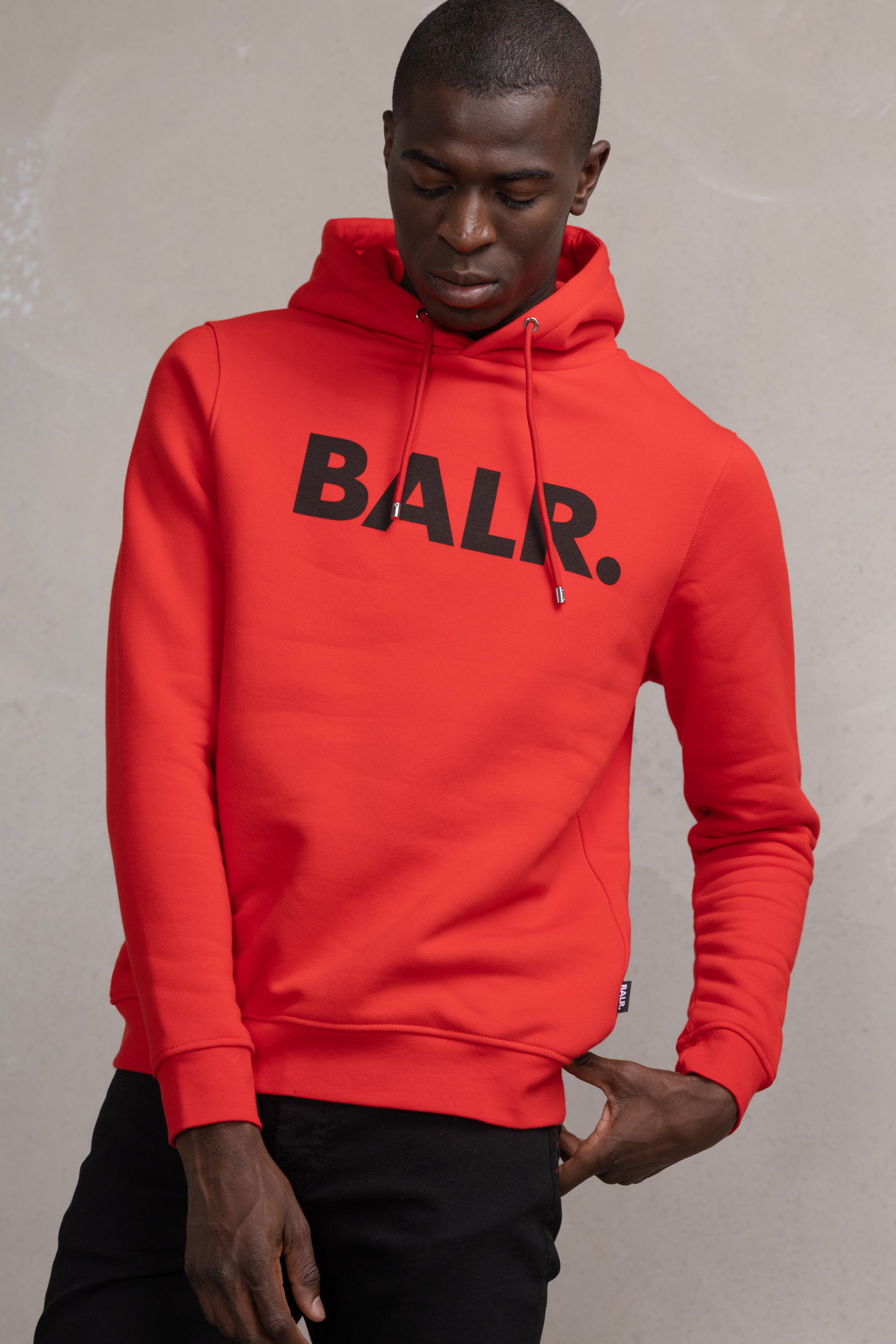 Brand Straight Hoodie High Risk Red